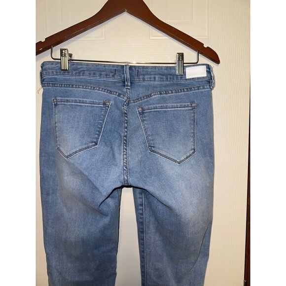 Anthropologie Dear John Erin Slim Straight Splattered Jeans Size 29 - Picture 5 of 12